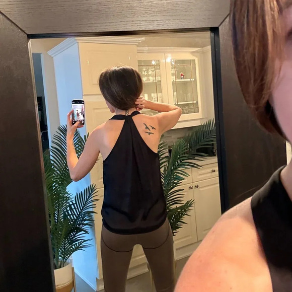 Black V-Neck Halter, Graham & Spencer, US S - Picture 3 of 8